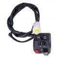 Akozon Handlebar Kill Switch 7 8in Motorcycle Horn Button Headlight Turn Signal Fog Lamp Controller 