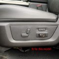 Jstotrim Carbon Fiber Seat Adjustment Button Panel Cover Trim For 2011 2012 2013 2014 2015 2016 2017 2018 Dodge Ram 1500 2500