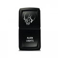 Ch4x4 Rocker Switch V2 Alien Lights Symbol 3 Green Led