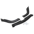 Jmtaat Front Bumper Lip For 2006-2007 Subaru Impreza Wrx Sti Cs2 Style Black Pp Splitter Trim Protection Spoiler 3pcs