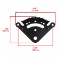 Caltric Steering Shaft Sector Gear Kit Compatible With John Deere La-130 La-135 La-140 La-145 La-150 La-155