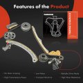 A-premium 12pcs Engine Timing Chain Kit W Sprocket Tensioner Guide Compatible With Acura Tsx 2004 2005 2006 2007 2008 L4 2 4l