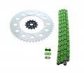 Suzuki Rm-z250 Green Non O Ring Chain Sprocket Silver 13 48 520x114l
