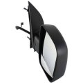 Passenger Side Door Mirror For Ford E 250 Econoline 2002 Power Folding Non Heated With Dual Glass And Puddle Lamp Black 