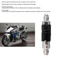 Brake Hose Adapter Aluminum Alloy Fitting Arrow Storage Case Line Disconnect For Cars And Motorcycles Black