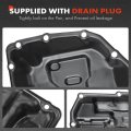 A-premium Transmission Oil Pan Sump With Drain Plug Compatible Bmw X1 2016-2019 X2 2018-2019 Cooper 2014-2018 1 5l 2 0l