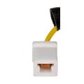 Glow Plug Jumper Wire Pigtail For Gmc C3500hd 1992 1999 Plastic Cable Jacket Tin Brass Pin Terminal Replacement 15320904 Black 