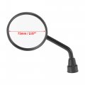 Uxcell Motorcycle Plastic Shell 10mm Thread Blind Spot Rearview Mirror Pair