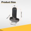 30pcs M8x20mm T Slot Drop-in Bolt Carbon Steel Hammer Head Bolts Shape Stud Sliding Screw For European Standard 40 Series