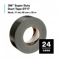 3m Talc Super Duty Duct Tape Dt17 Black Ultra Thick Wear Resistant 17 Mil 48 Mm X 32 M