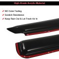 Side Window Deflectors For 1991 To 2005 Ford Explorer Outside Mount Rain Guards With Smoked Tint 4 Piece Set Tape On