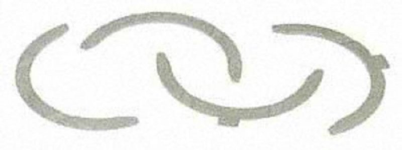 Tw-326s Engine Crankshaft Thrust Washer Set Copper And Steel Bearing