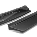 3pcs Stp-style Car Front Bumper Lips Spoiler Wing Body Kit Compatible With Infiniti G37 Coupe 08-13 Matte Black