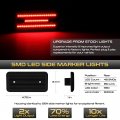 Vipmotoz Front Amber Rear Red Led Strip Side Marker Lights For 2002-2018 Mercedes-benz W463 G-wagon G500 G550 G55 G63 Amg