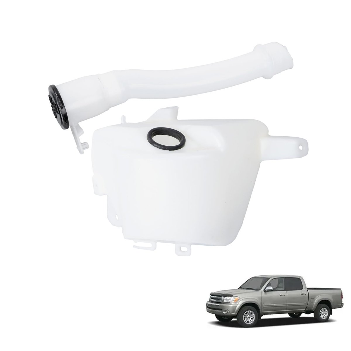 Windshield Washer Fluid Reservoir Tank With Integrated Motor And Connecting Hoses Replacement For Tundra 2000-2006 85315-0c030