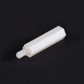 M3x35mm 6mm Male-female Hex Nylon Pcb Motherboard Spacer Standoff For Fpv Drone Quadcopter Computer Circuit Board White 25pcs 