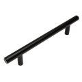 Cosmas 5 Pack 3-128fb Flat Black Cabinet Hardware Euro Style Bar Handle Pull 5 Inch 128mm Hole Centers 7-3 8 Overall Length 