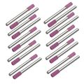 Uxcell 3mm 1 8-inch Shank 4mm Dia Cylinder Head Mandrel Mounted Grinding Point Pink 20pcs