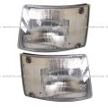 Niuparts Corner Lamp Without Halogen Bulbs Warm White Driver Passenger Side Fit Hino Fe2620 Fb1817 Sg3325 Fd2220 Truck