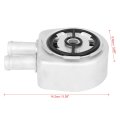 Lr025515 Automobile Engine Oil Cooler Silver Tone For Land Rover Range