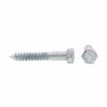 Prime-line Hex Lag Screws 5 8 In X 4 A307 Grade A Hot Dip Galvanized Steel 10 Pack