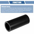 X Autohaux 1 Pcs 32mm 26 Id 100mm 3 94 Length 0 Degree Black Car Silicone Hose Coolant Universal