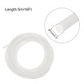 5m Silicone Strip Solid Rod Window Sealing 7mm Rubber Weather Stripping For Car Door White