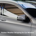 5m Silicone Strip Solid Rod Window Sealing 7mm Rubber Weather Stripping For Car Door White