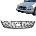 Carpartsdepot Front All Chrome Bumper Grille Assembly Grill Shell And Insert Compatible For Lexus Rx300 Models With Production 