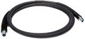 9768 Hydraulic Hose Ft Long 1 4 In Id 3 8 Nptf With Bend Protectors 10000 Psi Operating Pressure Black Rubber Construction 