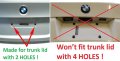 Rear License Pte Mount Frame Tag Bracket For Bmw Z4 2003a 2009 2019a 2025 A Holder Set With X4 Bolts X2 Screws A Relocator