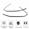 Cherocar Interior Door Trim Decor Audio Speaker Panel Cover Interioraccessories For 2017-2022 Chevrolet Camaro Carbon Fiber