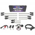 Ledglow 10pc Advanced Million Color Led Motorcycle Accent Underlow Light Kit 15 Solid Colors 6 Patterns Multi-color Flexible