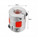 Uxcell 14mm To Shaft Plum Shaped Coupling Coupler 30mm Diameter 35mm Length