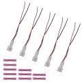 Nghtmre Upgraded 5x Wire Harnesses Replacement 23cm 12v Harness Pigtail Kit For Yamaha Wolverine Rmax And 850 X2 X4 Rmax2 Rmax4