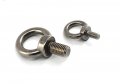 304 Stainless Steel M10 Lifting Rigging Eyebolt Ring Shaped With Lengthened Thread 30mm Pack Of 6 Pcs