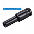 Uxcell 1 2 Drive By 8mm Deep Impact Socket Heat-treated Cr-v Steel 3 15 Length 6-point Metric Sizes Pcs