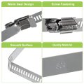 Rectangular Hose Clamps 12 X 4 304 Stainless Steel Square Duct Pipe Clamp For Ducting Securing Cable And Bridge Project