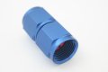 Autobahn88 Aluminum Anodized Reusable Swivel Straight Female Flare Hose End Fitting An4 Blue Red