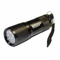 Hqrp Professional 365 Nm 9 Led Flashlight Blacklight For Rocks Stones Illumination Glow Fluorescence Plus Sun Meter