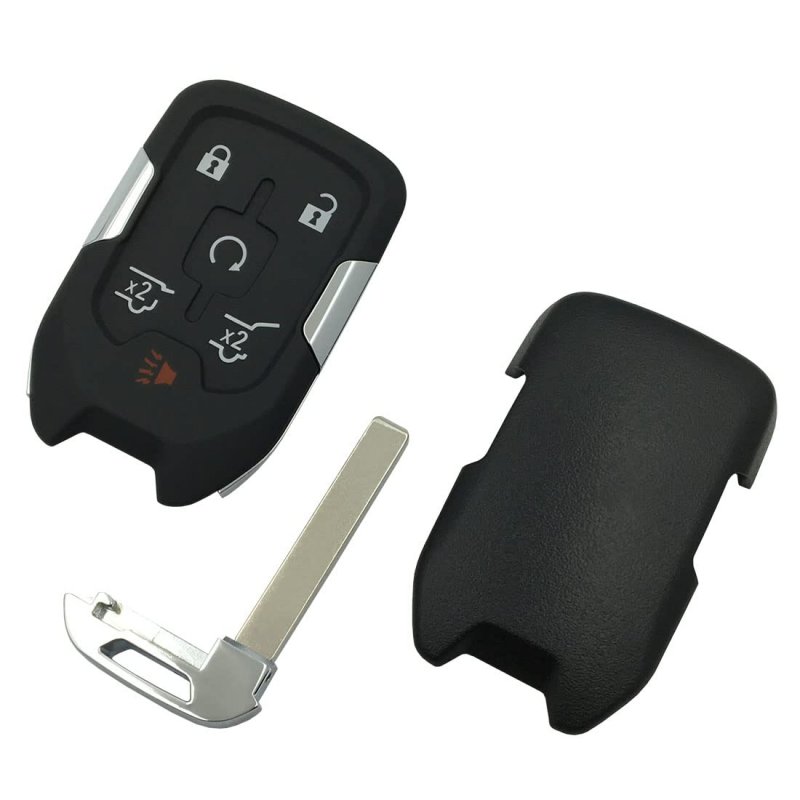 Smart Keyless Entry Remote Control Fob Case Cover For 2014 2015 2016 2017 Chevy Tahoe Suburban Gmc Yukon Car Key Shell Type C