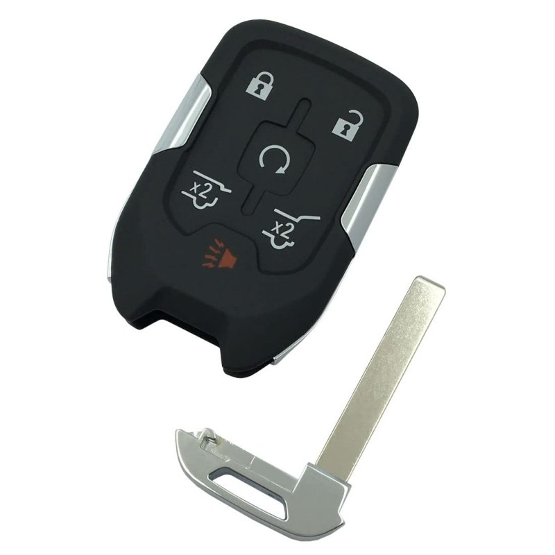 Smart Keyless Entry Remote Control Fob Case Cover For 2014 2015 2016 2017 Chevy Tahoe Suburban Gmc Yukon Car Key Shell Type C