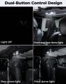 Joytutus Front Led Interior Dome Lights Ceiling For Wrangler Jl 2 4 Door Gladiator Jt Reading Roof Lamp Replacement Part