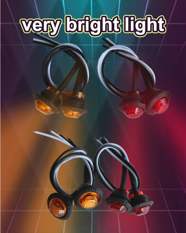 Utv Turn Signal Kit With Rocker Switch Street Legal Led Light For Golf Cart Can Am Cfmoto Pioneer Polaris Ranger Rzr Side By