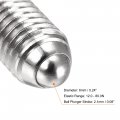 Uxcell Ball Point Set Screws M10 X 25mm 304 Stainless Steel Metric Spring Hex Socket Screw 6pcs