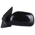 Black Driver Side View Mirror Smooth With Power Adjustment Manual Fold Non-heated Compatible For 2006-2008 Toyota Rav4