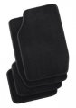 Kraco C9904blk Black Plush Pile Carpet Mat Set 4 Piece 