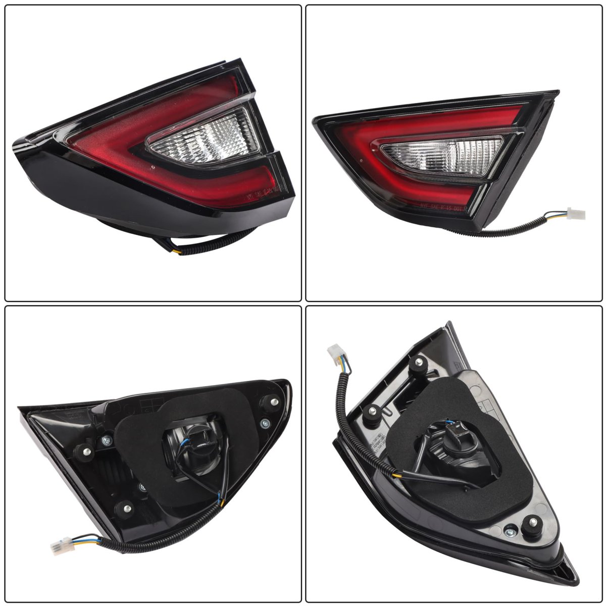 Inner Tail Light Assembly For Maxima 2019 2020 2021 Passenger Side Right Rh Replacement 265409dj0a Red And Clear Lens With