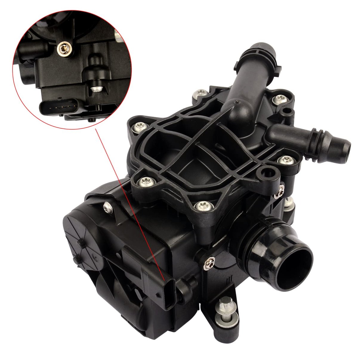 Engine Cooling Coolant Thermostat Assembly Replacement For Bmw 230i 320i 330i 430i 530i X3 X4 Xdrive 2017-2021 11537644811