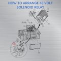 Mayspare 48 Volt Solenoid With Resistor Club Car For Club Ds Precedent New Models 102865901